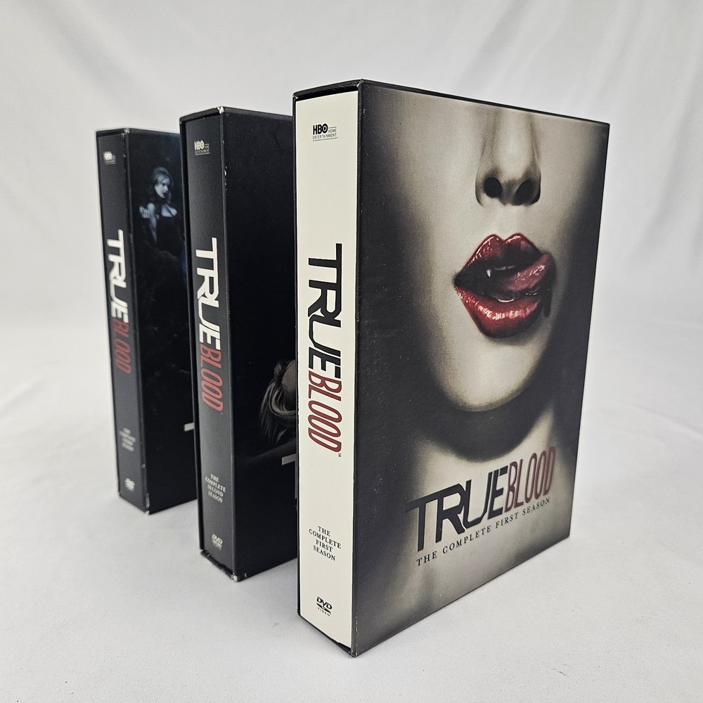 3 DVD Set True Blood Seasons 1-3 HBO TV Series